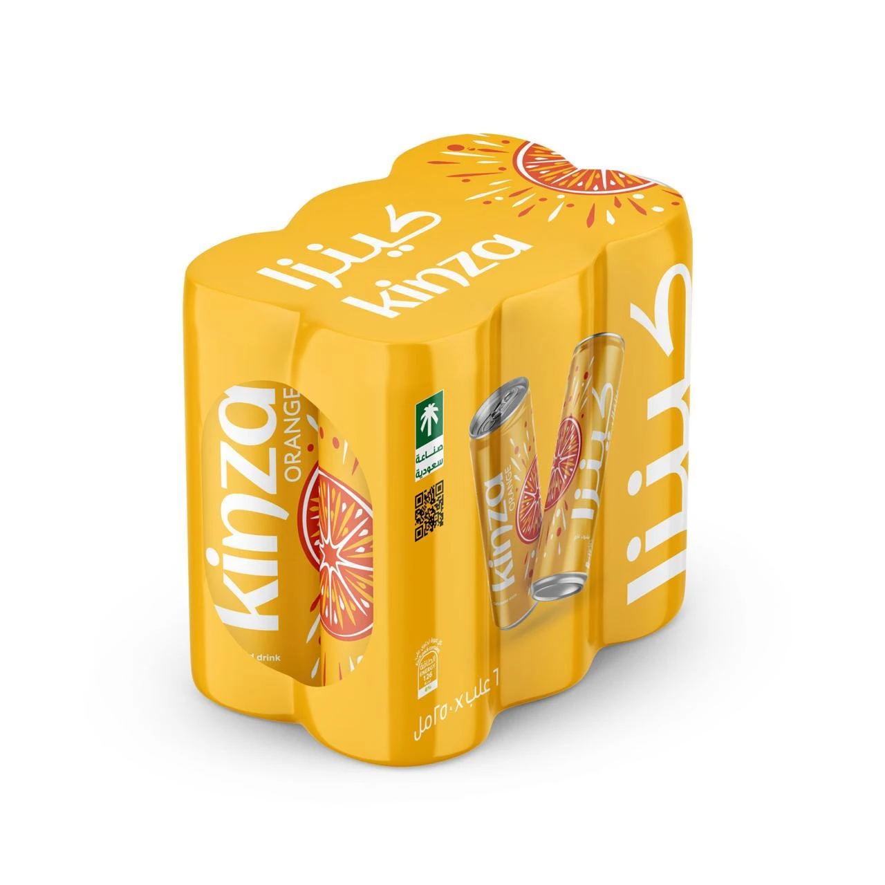 Kinza Orange Carbonated Drink 250MlX6