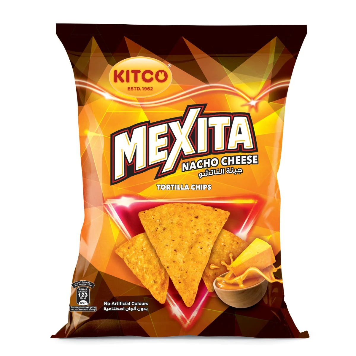 Kitco Mexita Tortilla Chips Nacho Cheese 48G