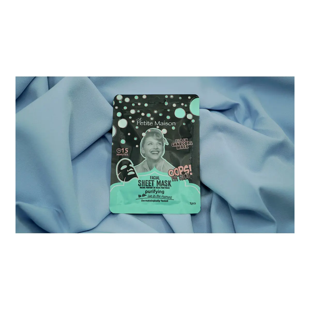 Petite Maison Facial Sheet Mask Purifying Black Charcoal 25ml - view 3