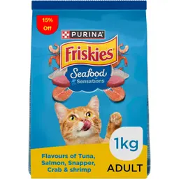Purina Friskies Seafood Sensations 1kg 15% OFF