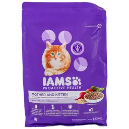Iams Proactive Health Dry Cat Food for  Mother and Kitten 1 kg