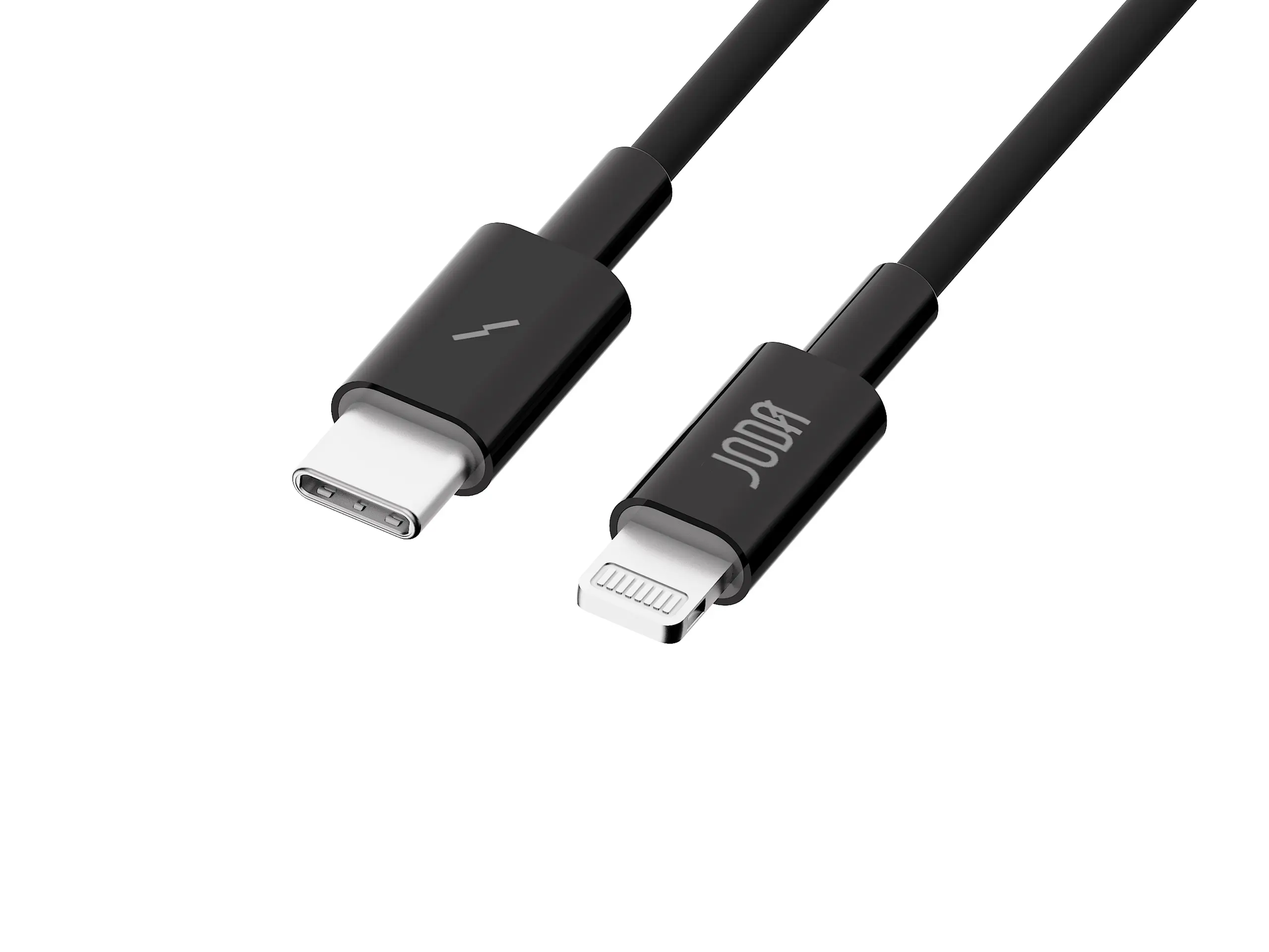 Joda Cable Tybe C to Lightning Black Color with PC Hard Head 1 M - view 14