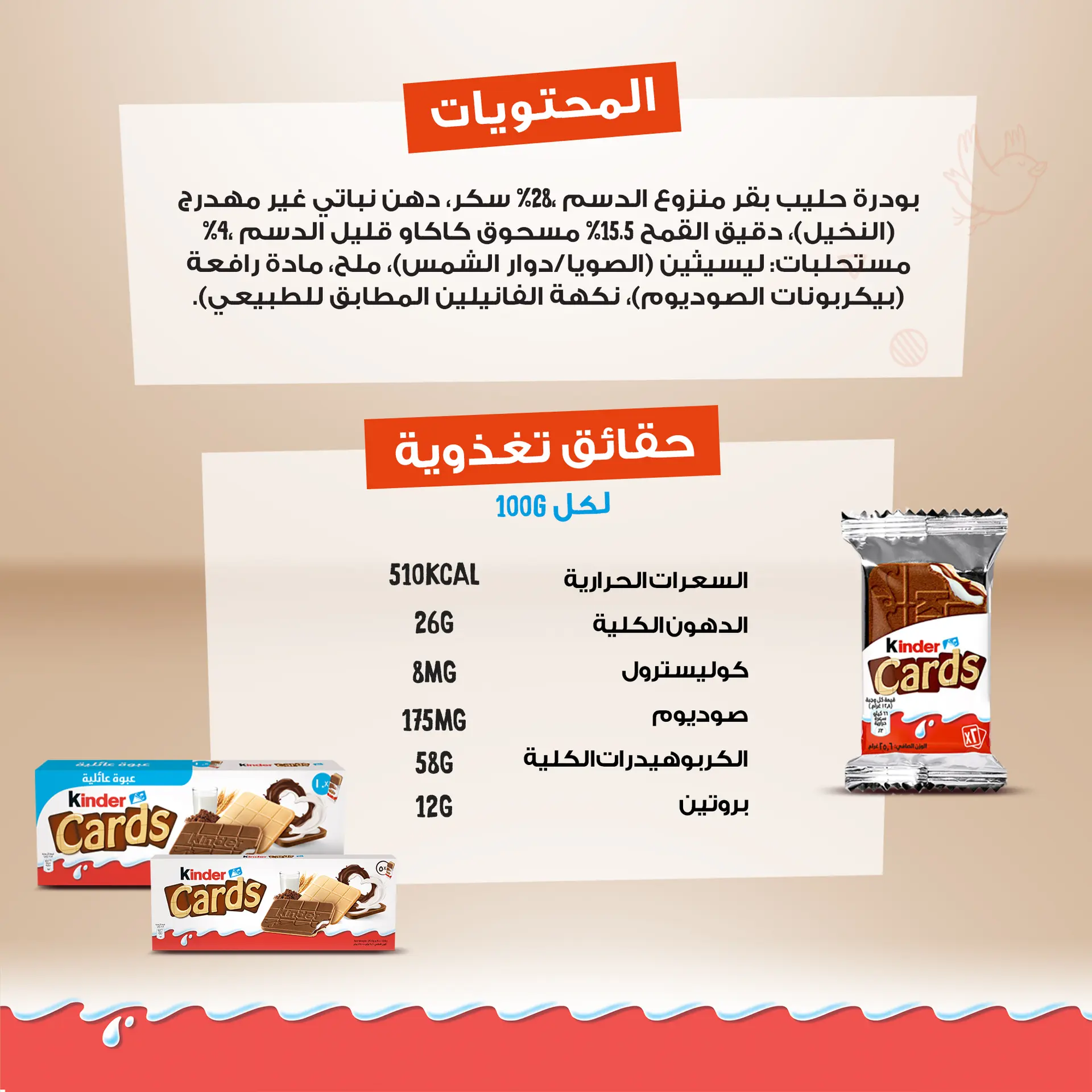 Kinder Cards Chocolate Biscuit Multipack 5 pcs 25.6 gm - view 5