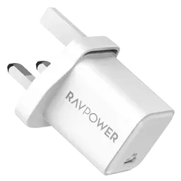 راف بورRP-PC167 شاحن جداري PD 20 W ابيض