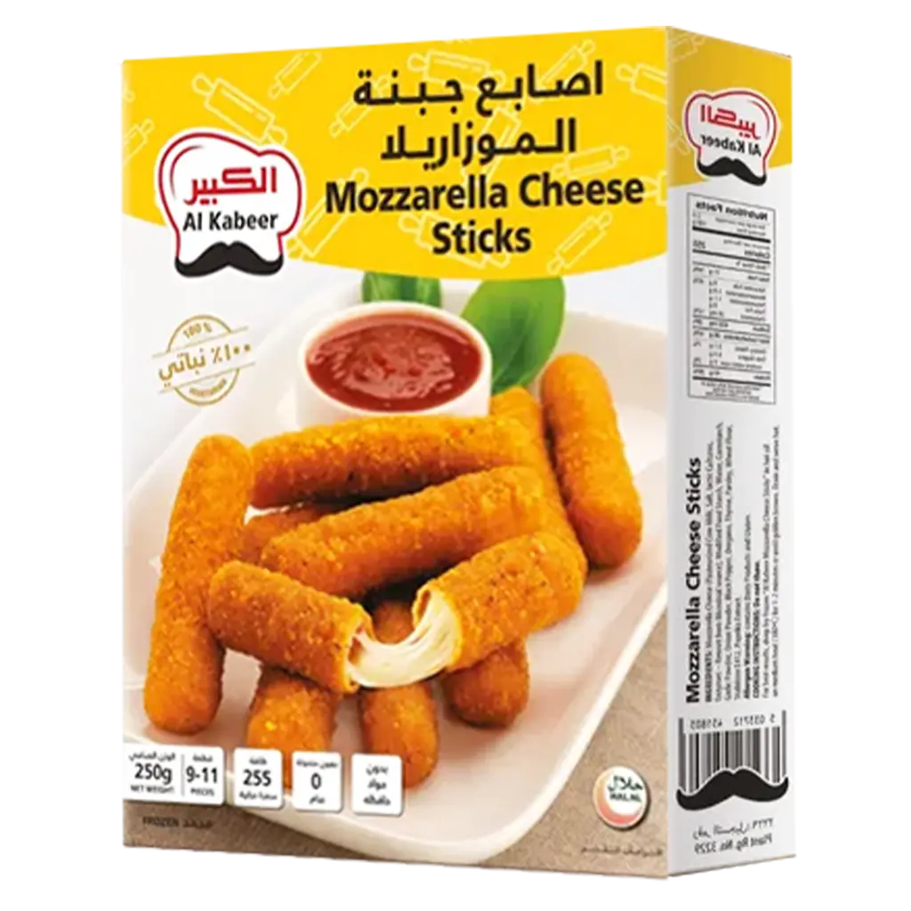 Al Kabeer Mozzerella Cheese Sticks 250 gm  - view 1