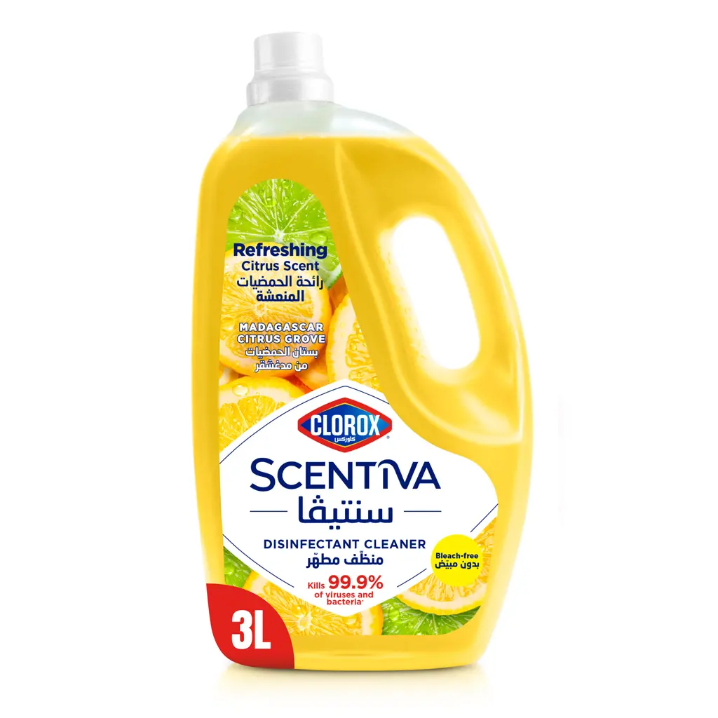 Clorox Scentiva Multipurpose Disinfectant Cleaner Madagascar Citrus Glove 3 L - view 1