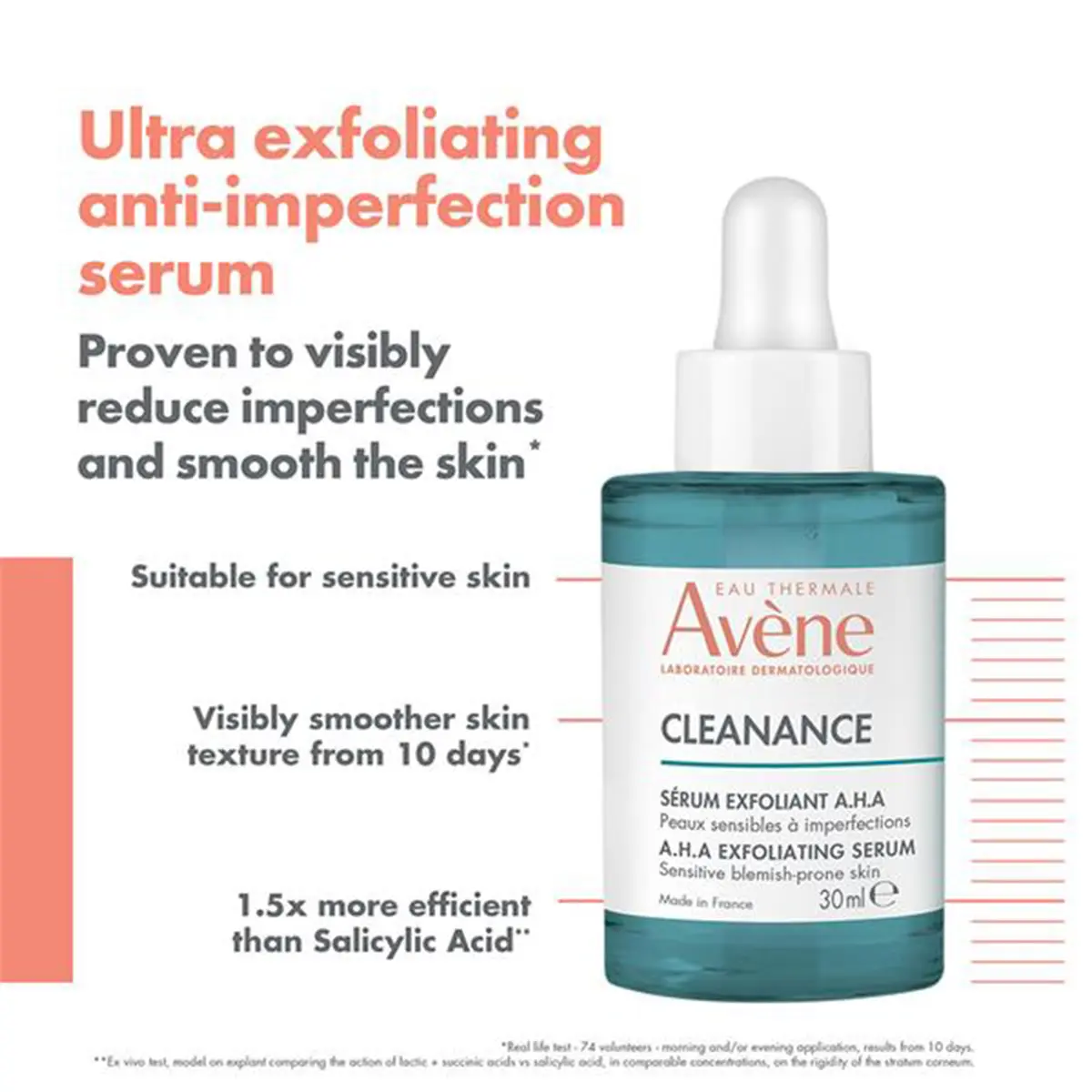 Avene Cleanance A.H.A Exfoliating Serum 30ml - view 3