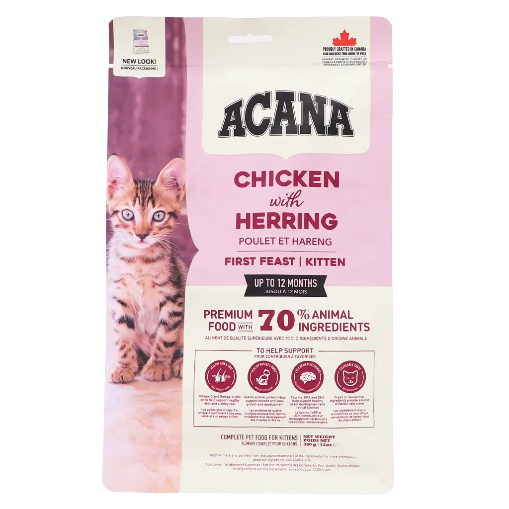 Acana First Feast Dry Food for Kittens Chicken & Herring  340 gm - view 2