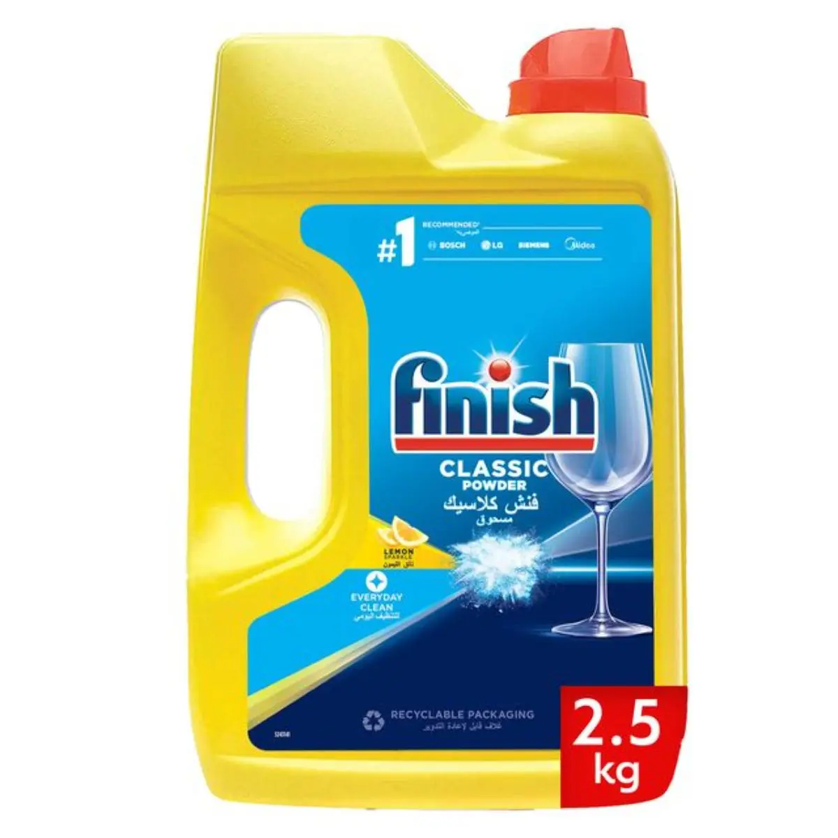 Finish Classic Dish Wash Powder Lemon 2.5 kg - view 1