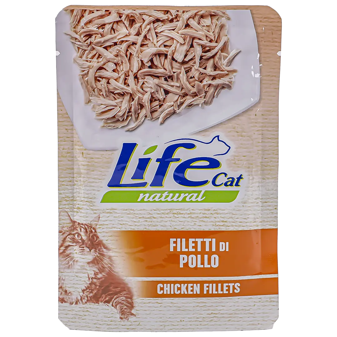 Lifecat Chicken  Fillet for Adult Cats   70 gm - view 1