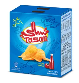 Tasali Ketchup Potato Chips 12 pcs 25 gm