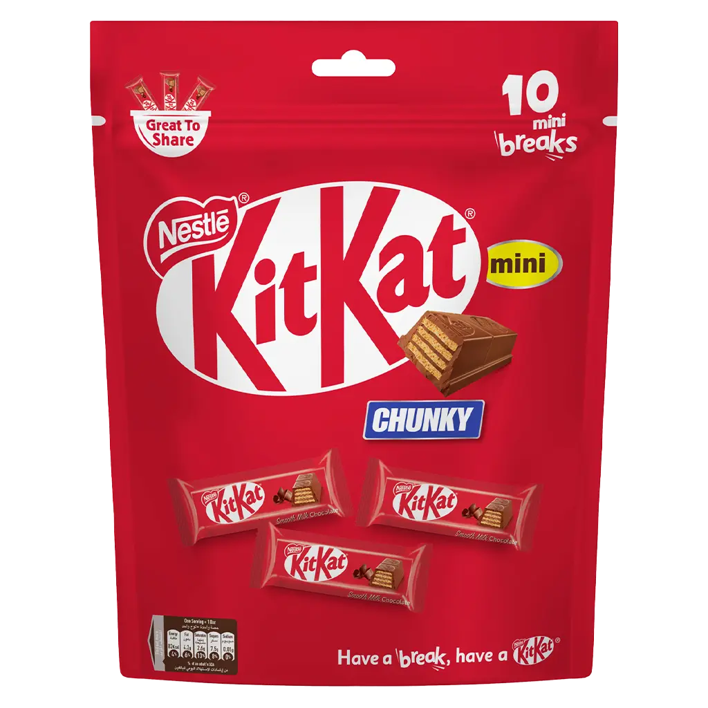Kitkat Chunky Chocolate Wafer Minis 160 gm - view 1