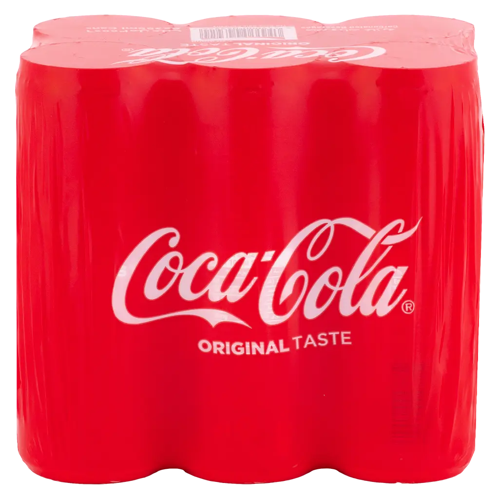 Coca-Cola Original Taste Pack of 6x355ml Can Crisp Coke Soft Drinks - view 13