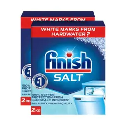 Finish Dishwasher Salt 2 kg  2 pcs 