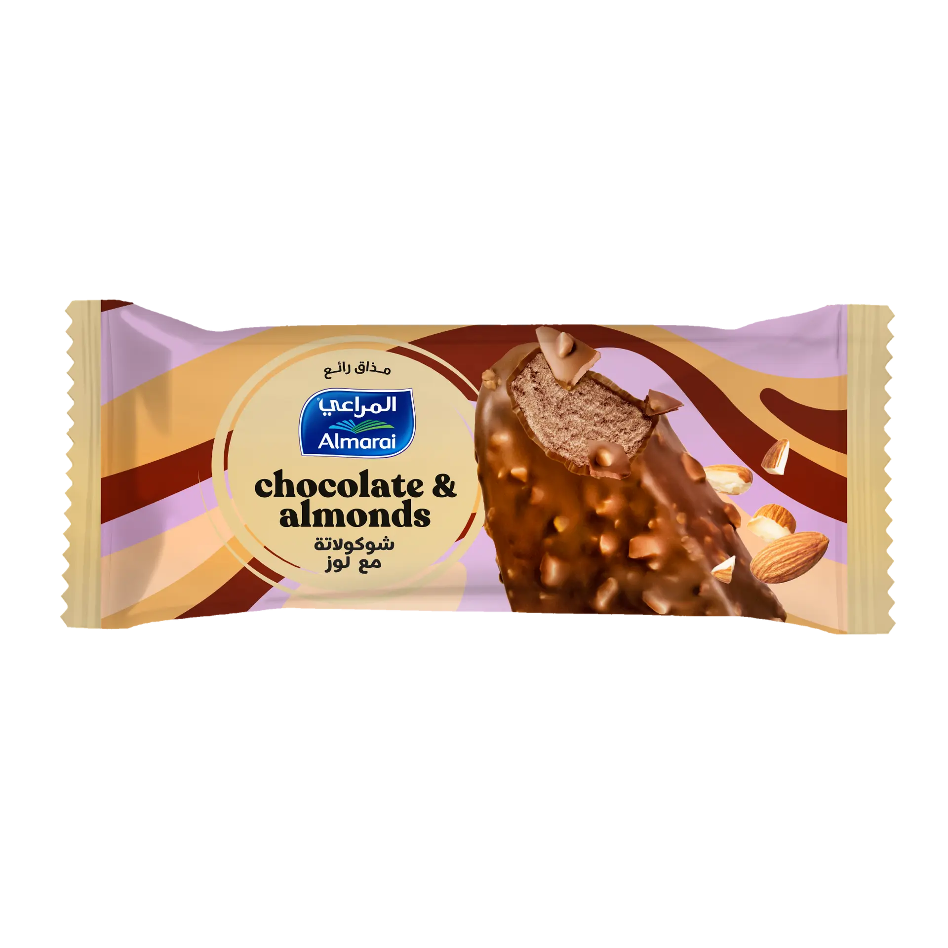 Almarai Ice Cream Stick Chocolate & Almond 90 ml - view 1