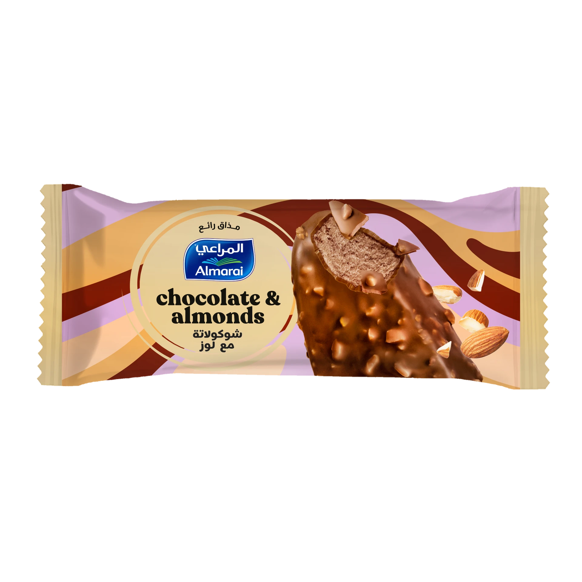 Almarai Ice Cream Stick Chocolate & Almond 90 ml