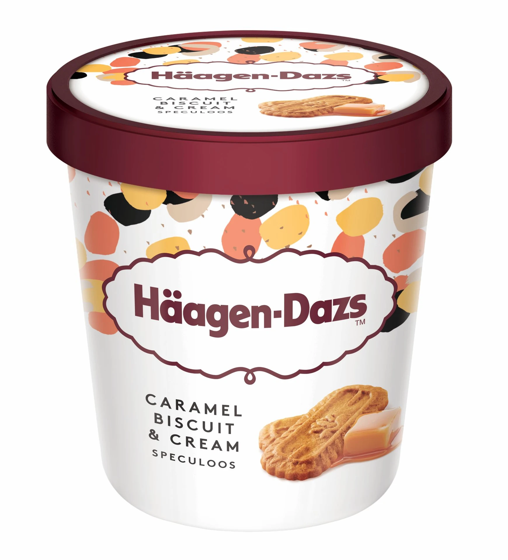 Haagen Dazs Ice Cream Cup Caramel Biscuit 460ml 