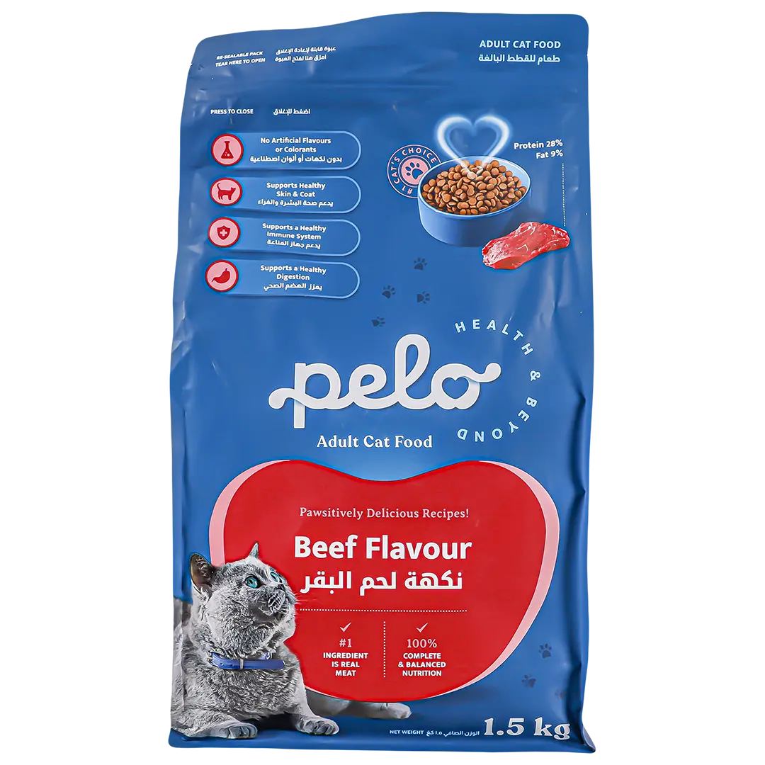 Pelo Dry Cat Food Beef 1.5 kg - view 2