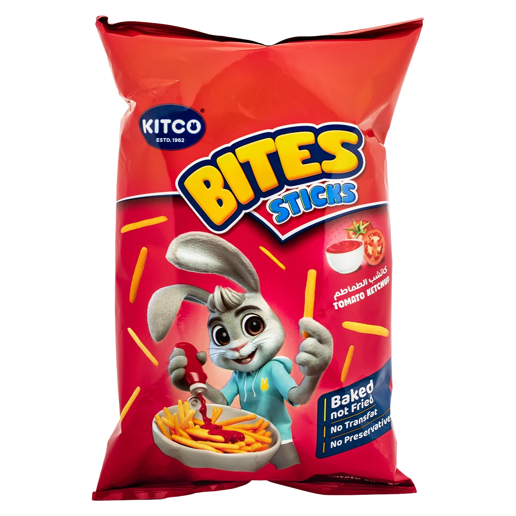 Kitco Bites Sticks Ketchup 90 gm