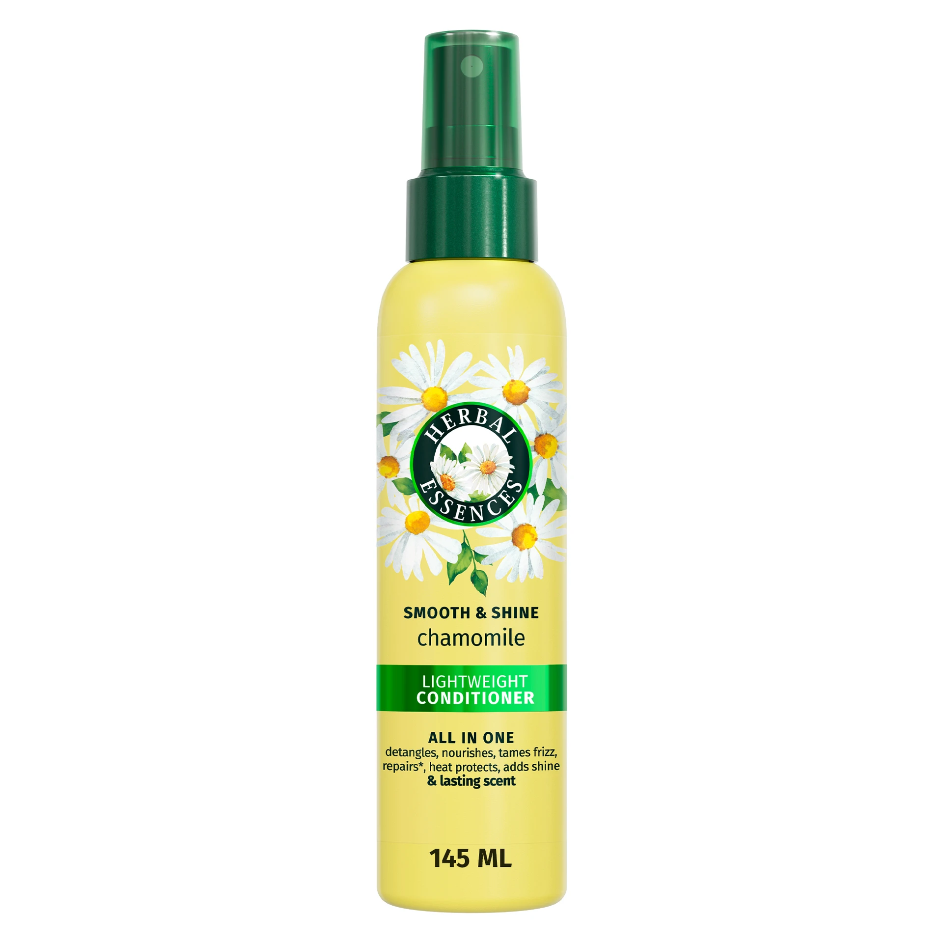 Herbal Essences Smooth & Shine Lightweight Conditioner Spray Chamomile Scent All In One 145 ml