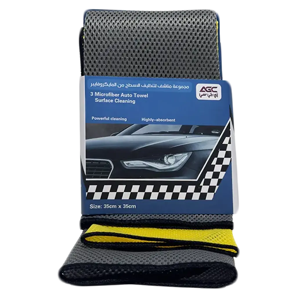 Agc Microfiber Auto Towel Surface Cleaning 3 pcs  - view 1