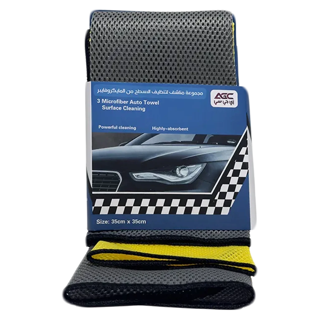 Agc Microfiber Auto Towel Surface Cleaning 3 pcs 