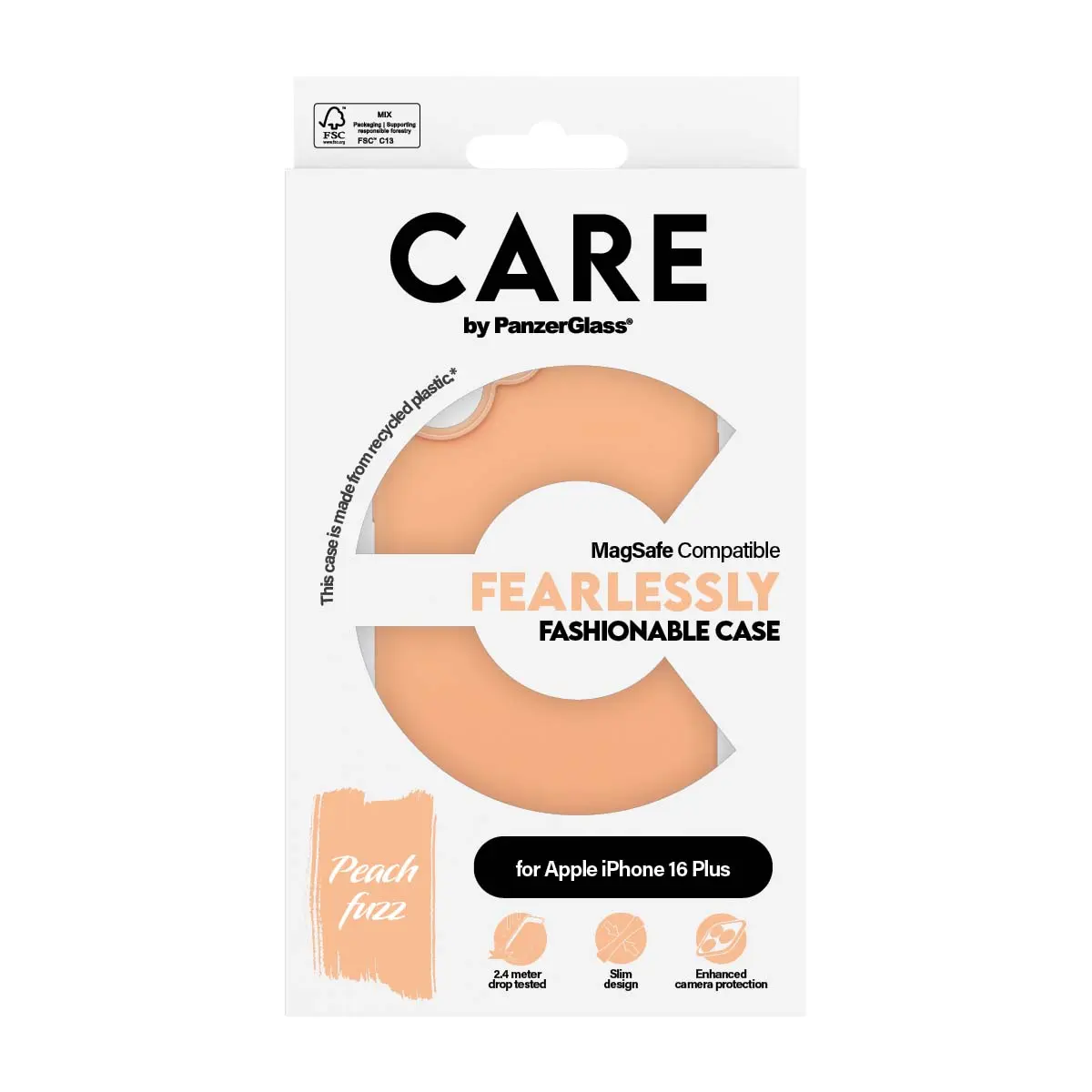 Panzerglass Fashionable Case Peachy With Magsafe Iphone 16 Plus - view 4