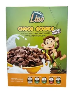 Lino Cereal Choco Scoops With Oats 250 Gm