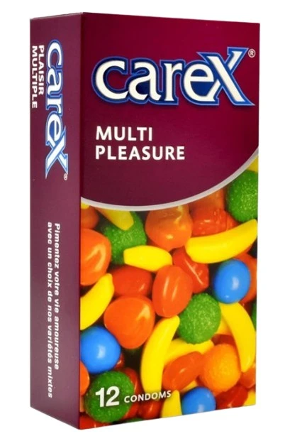 Carex Condoms Multi Pleasure 12 Pieces