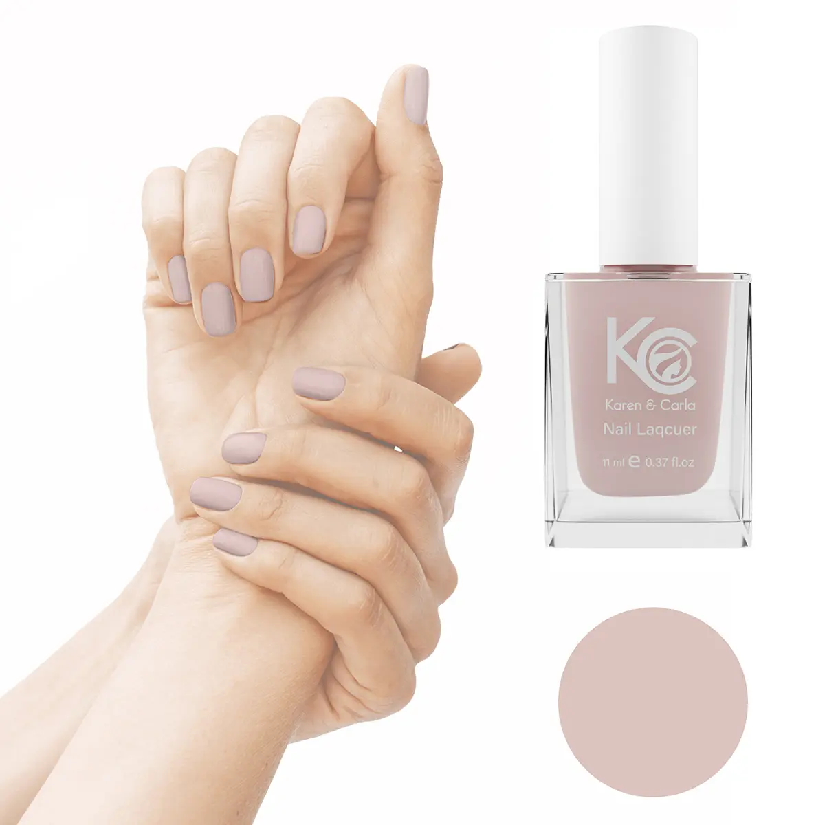 Karen And Carla Nail Lacquer Baby Pink 110 - view 2