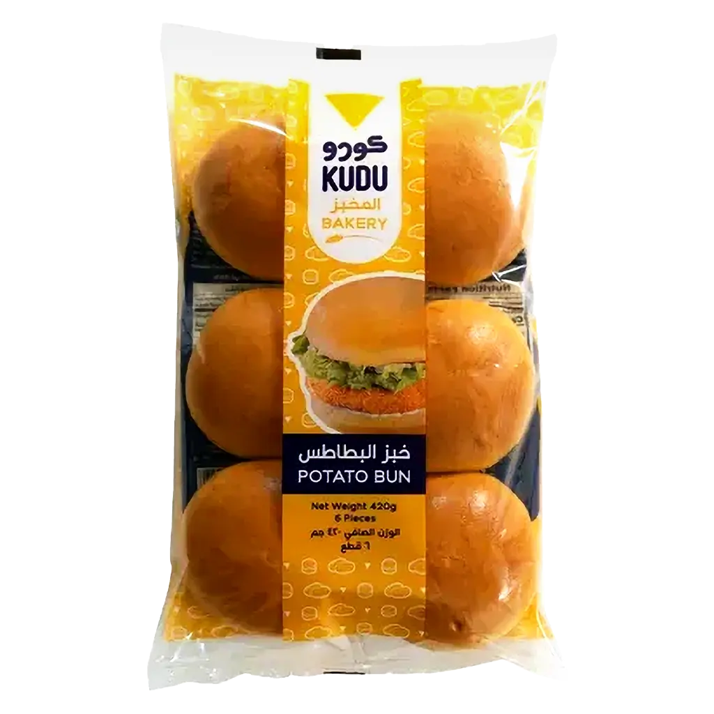 Kudu Potato Burger Bun 6 Pcs 420 gm - view 2