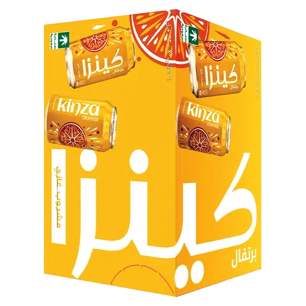 كينزا برتقال   6 حبات 360 مل