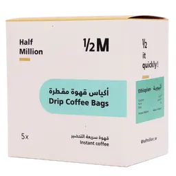 Half Million Filter Drip Coffee Ethiopia 5 Sachets