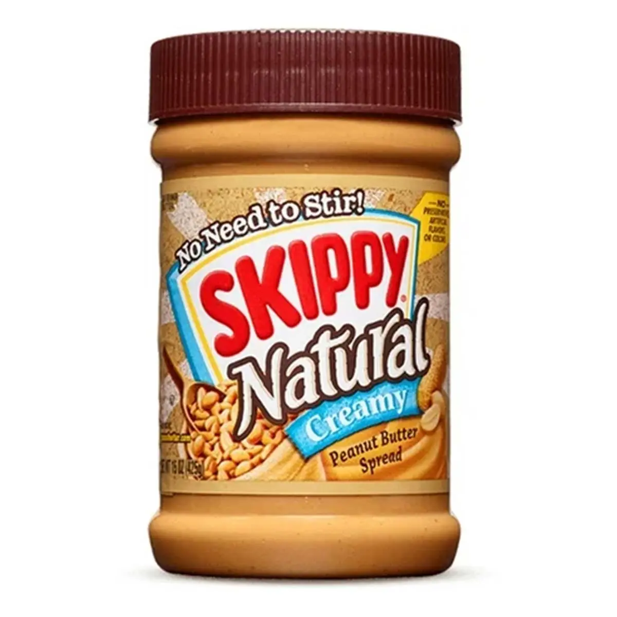 Skippy Natural Creamy Peanut Butter 425 gm - view 1