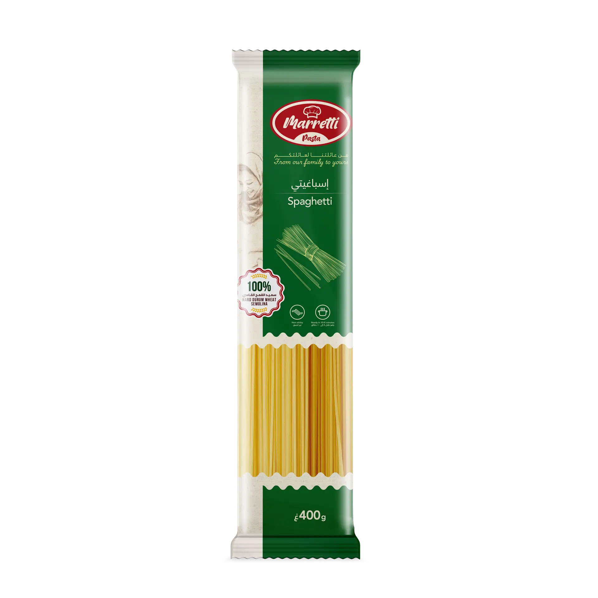 Maretti Pasta Spaghetti 400 gm - view 1