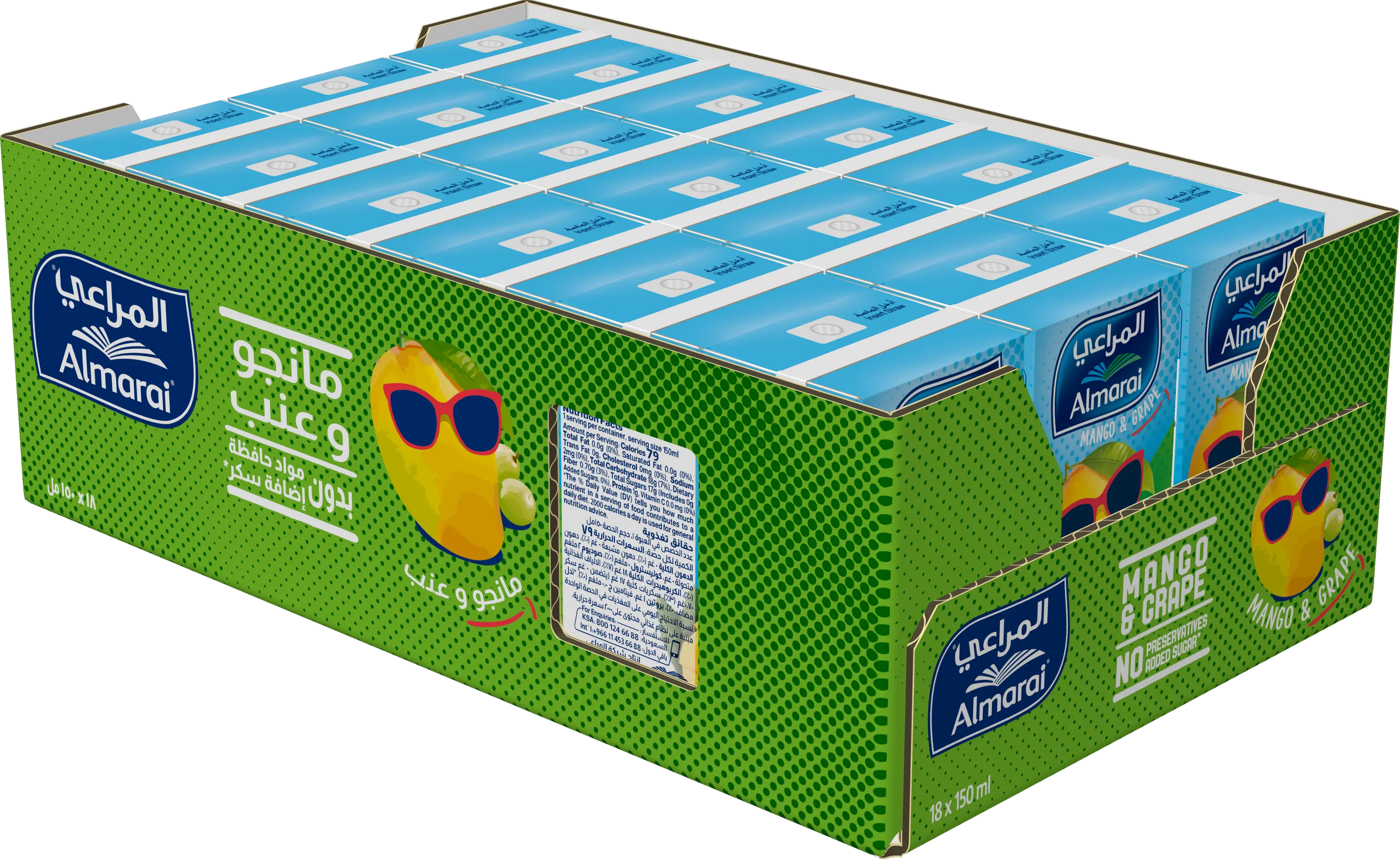 Almarai Nectar Mango & Grape 18 pcs 140 ml - view 1