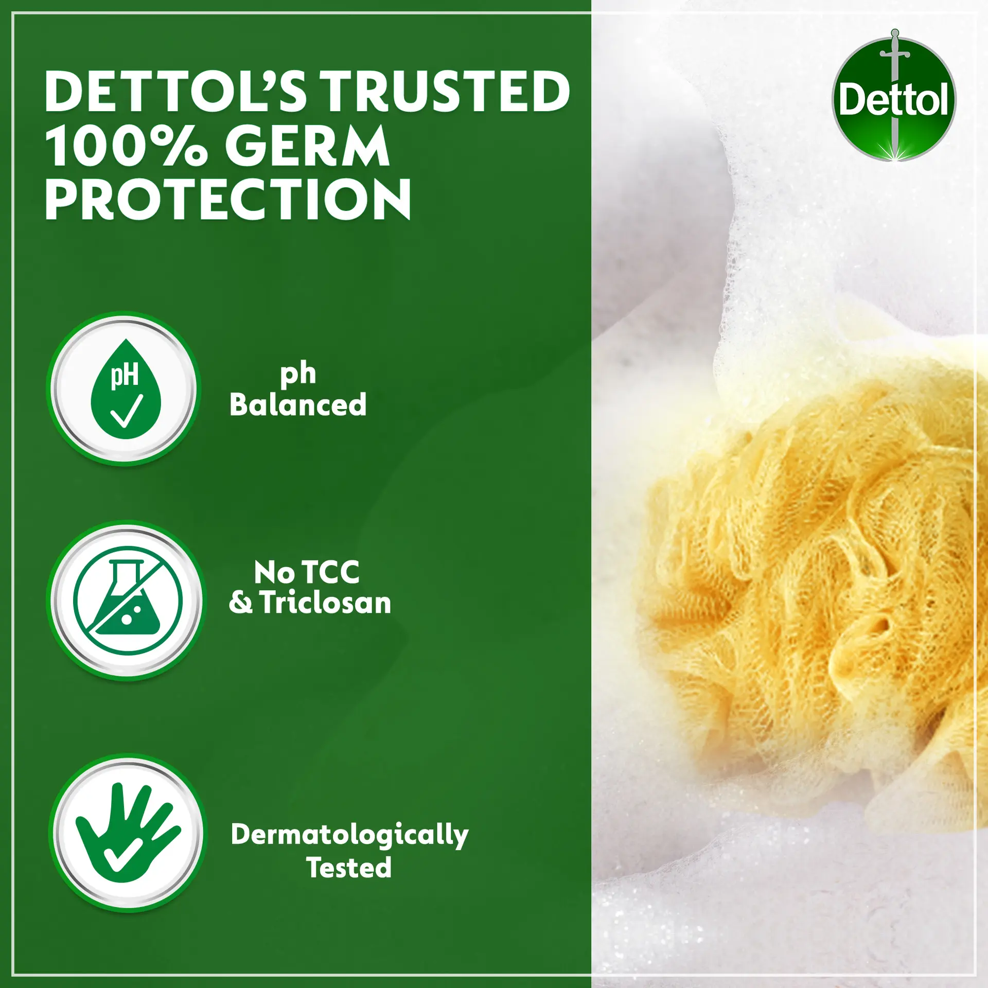 Dettol Sensitive Shower Gel and Body Wash Lavender and White Musk Scent 700 ml - view 3