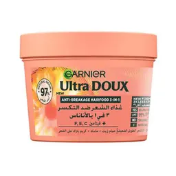 Garnier Ultra Doux Hair Food Anti-Breakage Pineapple 3-in-1 Hair Mask For Long Fragile Hair