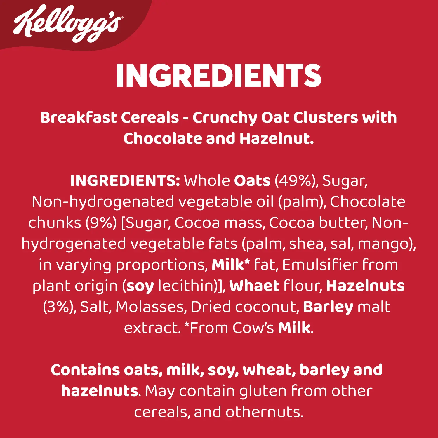 Kelloggs Granola Chocolate & Hazelnuts 600 gm - view 6