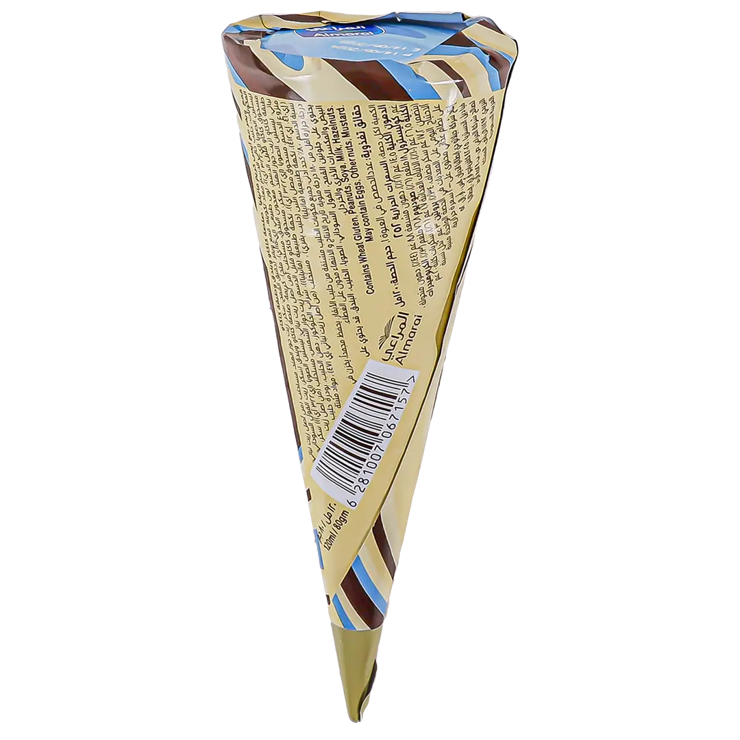 Almarai Ice Cream Cone Vanilla Chocolate 120 ml - view 4