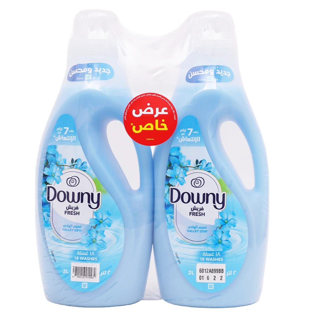 Downy Regular Fabric Softener Valley Dew 2x2L