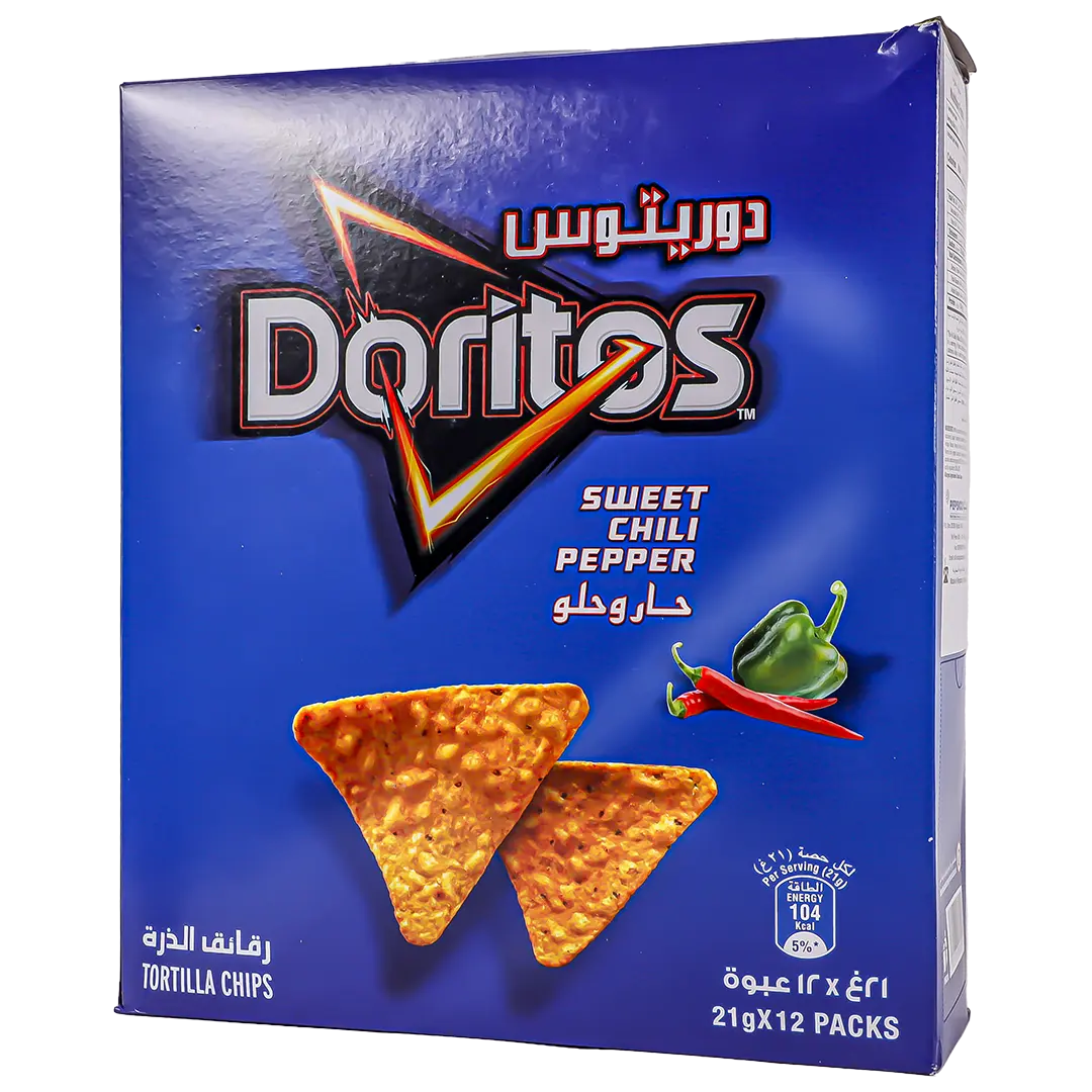 Doritos Tortilla Chips Nacho Sweet Chilli 12pcs 21 gm - view 3
