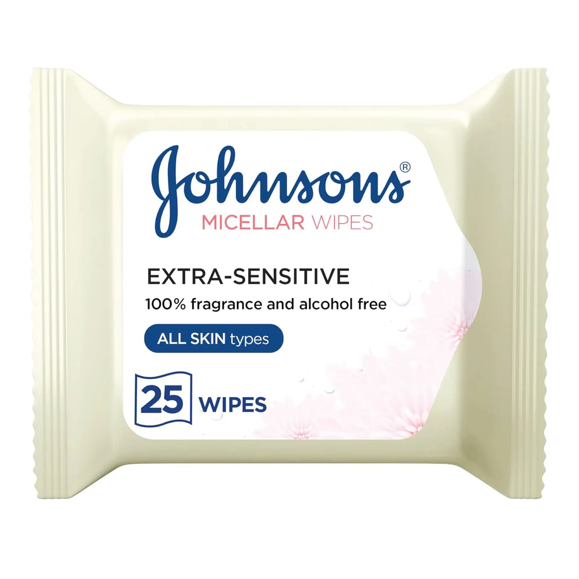 Johnson's Wipes Cleansing with Rose Water Makeup Remover 25 Wipes - view 1