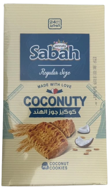 Jannaty Crispy Cookies Coconuty 35GmX24