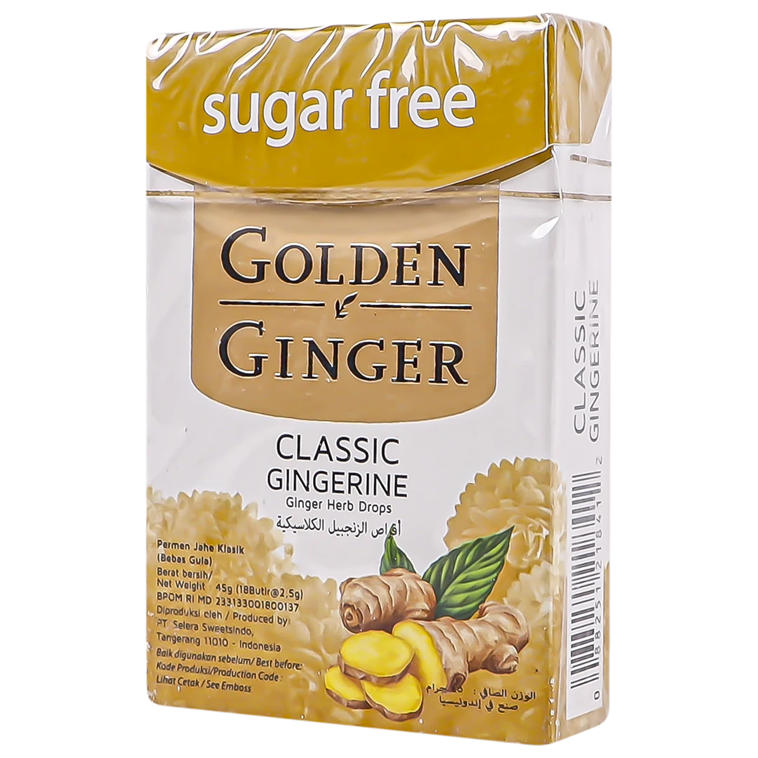Golden Ginger Classic Ginger Tablets 45 gr