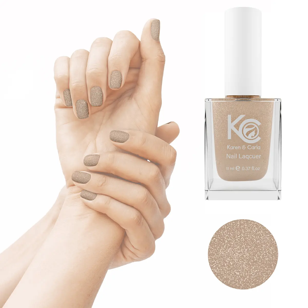 Karen And Carla Nail Lacquer Rose Gold 148 - view 3