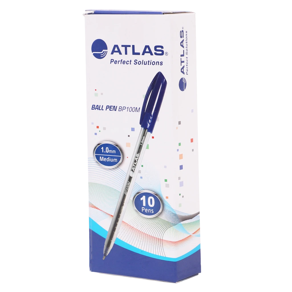 Atlas Ball Pen 1.0 mm Medium pack 10 pcs Blue
