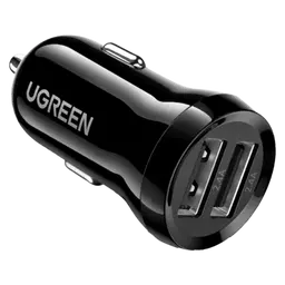 Ugreen Dual Usb Car Charger 24W - Black