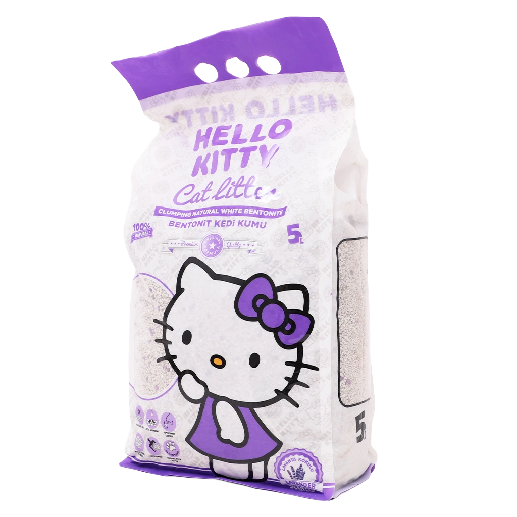 Hello Kitty Cat Sand Lavender Flavour 5 L
