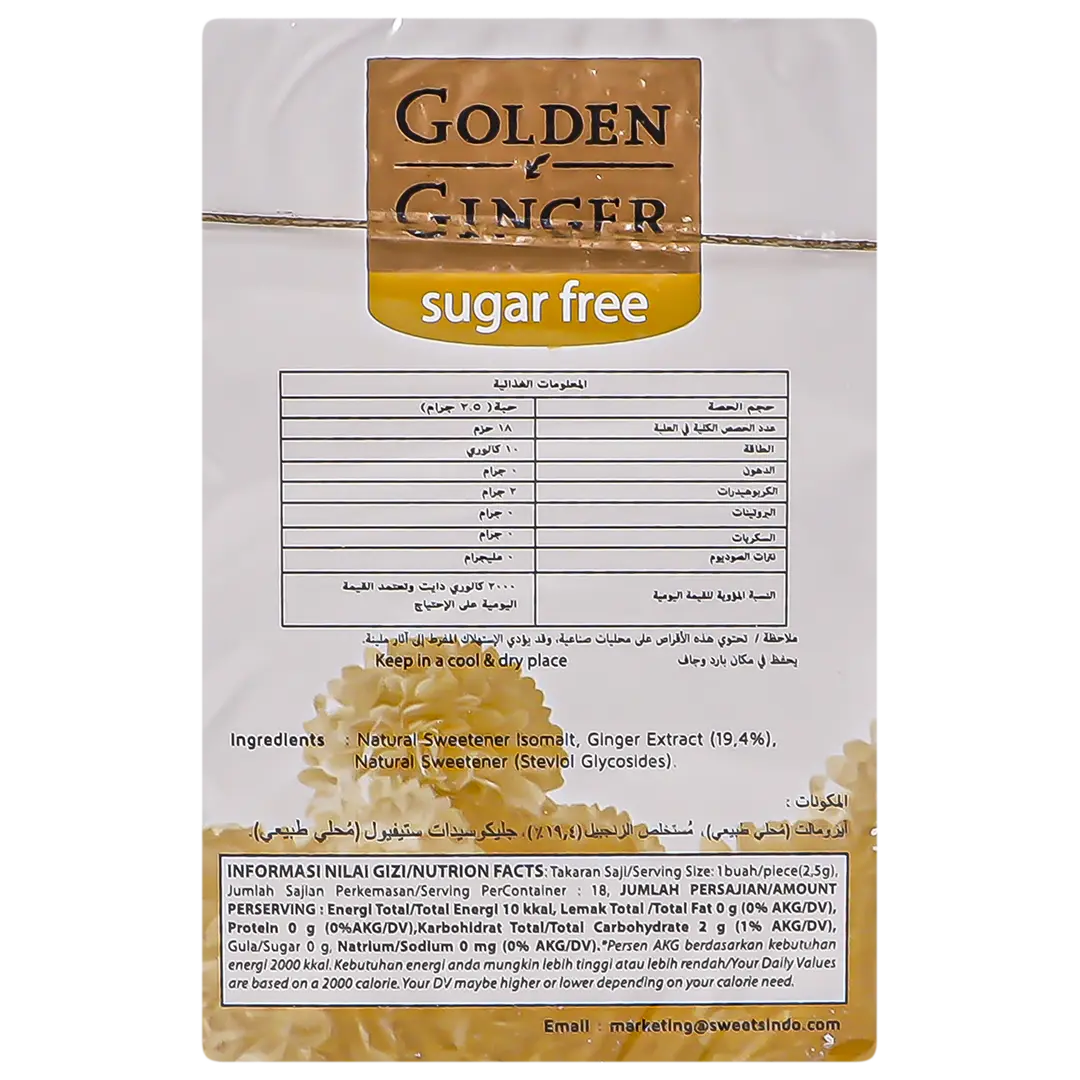 Golden Ginger Classic Ginger Tablets 45 gr - view 3